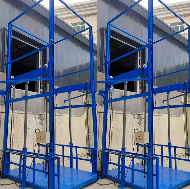 新罗导轨式升降货梯